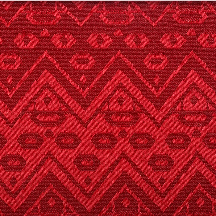 Crimson Yarn-Dyed Jacquard